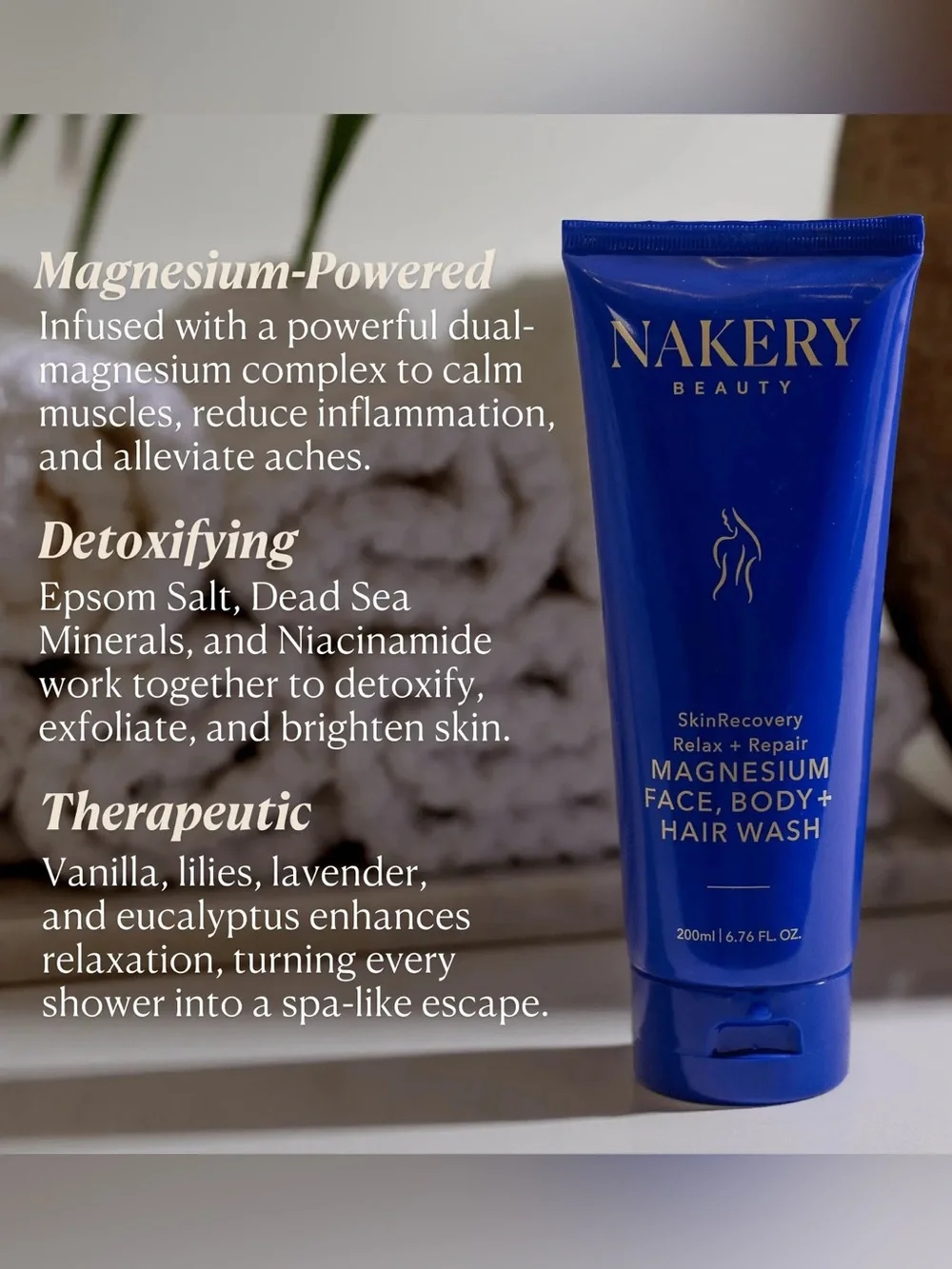 Nakery Beauty magnesium face